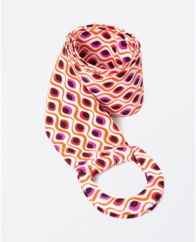 Surkana Set de cinturones de tela estampados
